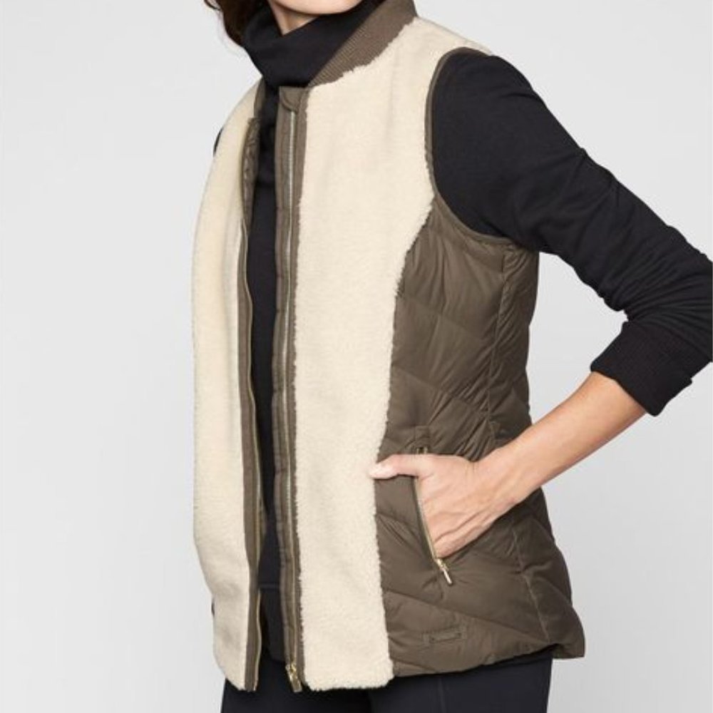 [Athleta] Responsible Down Tundra Sherpa Vest
